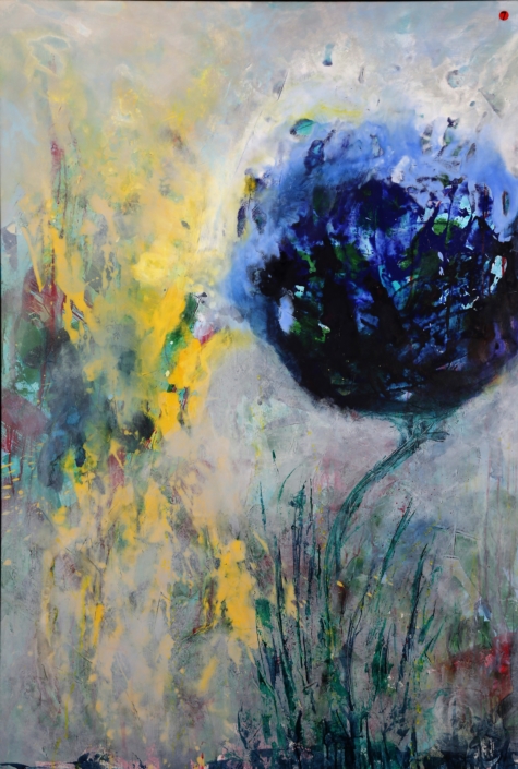blue Poppy, 150×100, Acryl, 2017