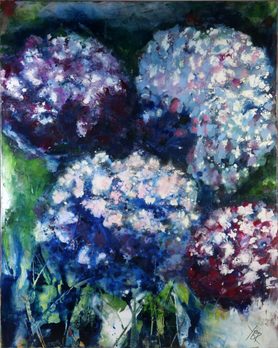 Bela Flower IV, Mischtechnik, 160×120, 2016