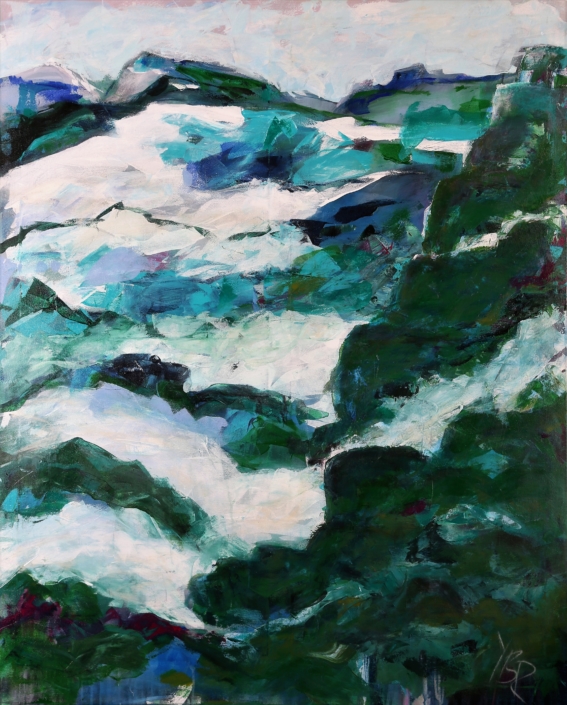 BergWelt. Acryl, 120×100, 2017