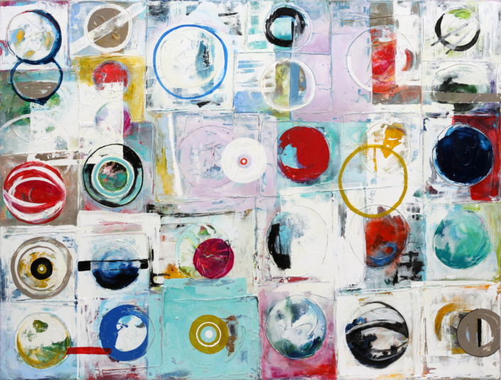 Form und Spiel, Mischtechnik, 160×120, 2016