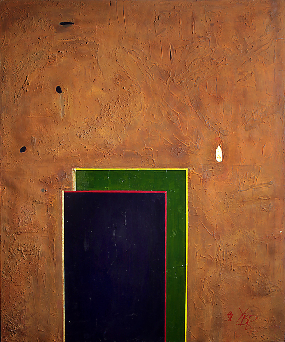 Move and Silence, Acryl/Eisen, 120×100, 2006
