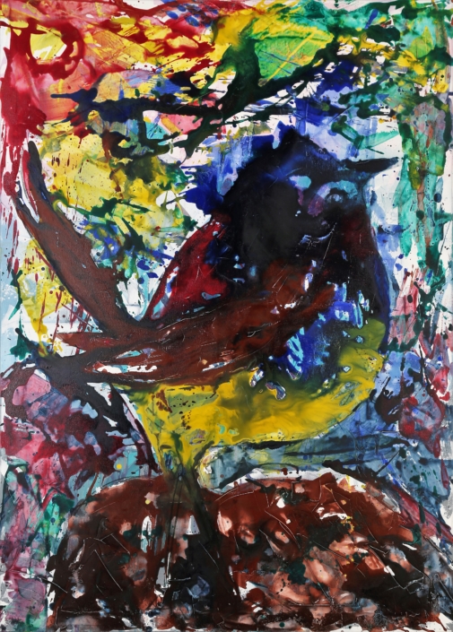 birdy IV, 140×100, Acryl, 2017