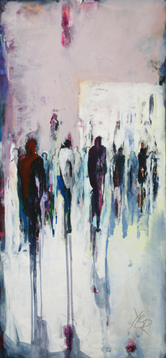 VERKAUFT – Passage II, Acryl, 70×50, 2017