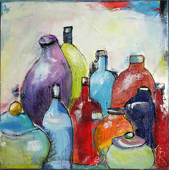 Still-Leben II, Mischtechnik, 50×50, 2013