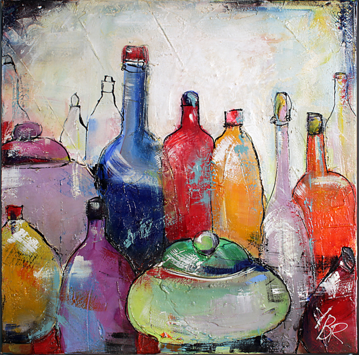Still-Leben IV, Mischtechnik, 50×50, 2013