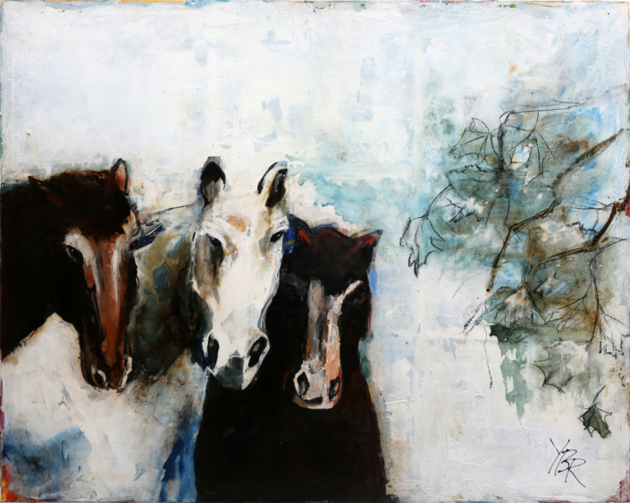VERKAUFT Whisper, Mischtechnik, 120×160, 2016