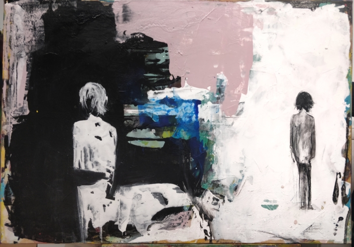 Aufbruch, Acryl, 70×100, 2018