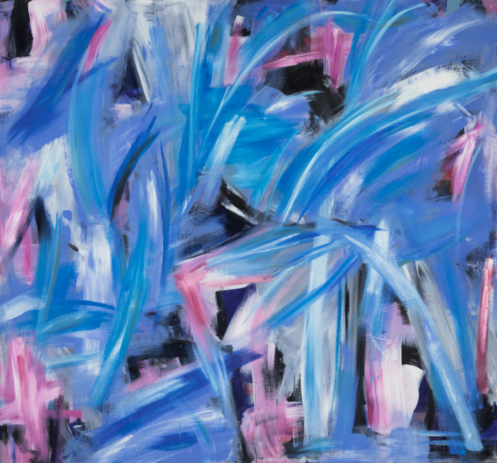 pink flash, Öl/Acryl, 135×146, 2020