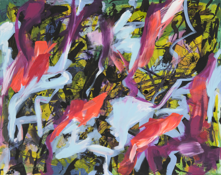 Farbfelder X, Acryl/Öl, 80×100 cm, 2021