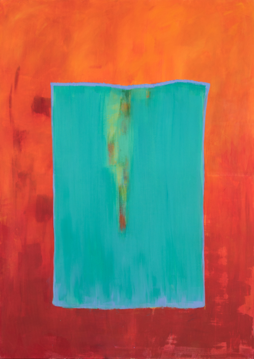 Farbflächen 1/9, Acryl, 140×100, 2020